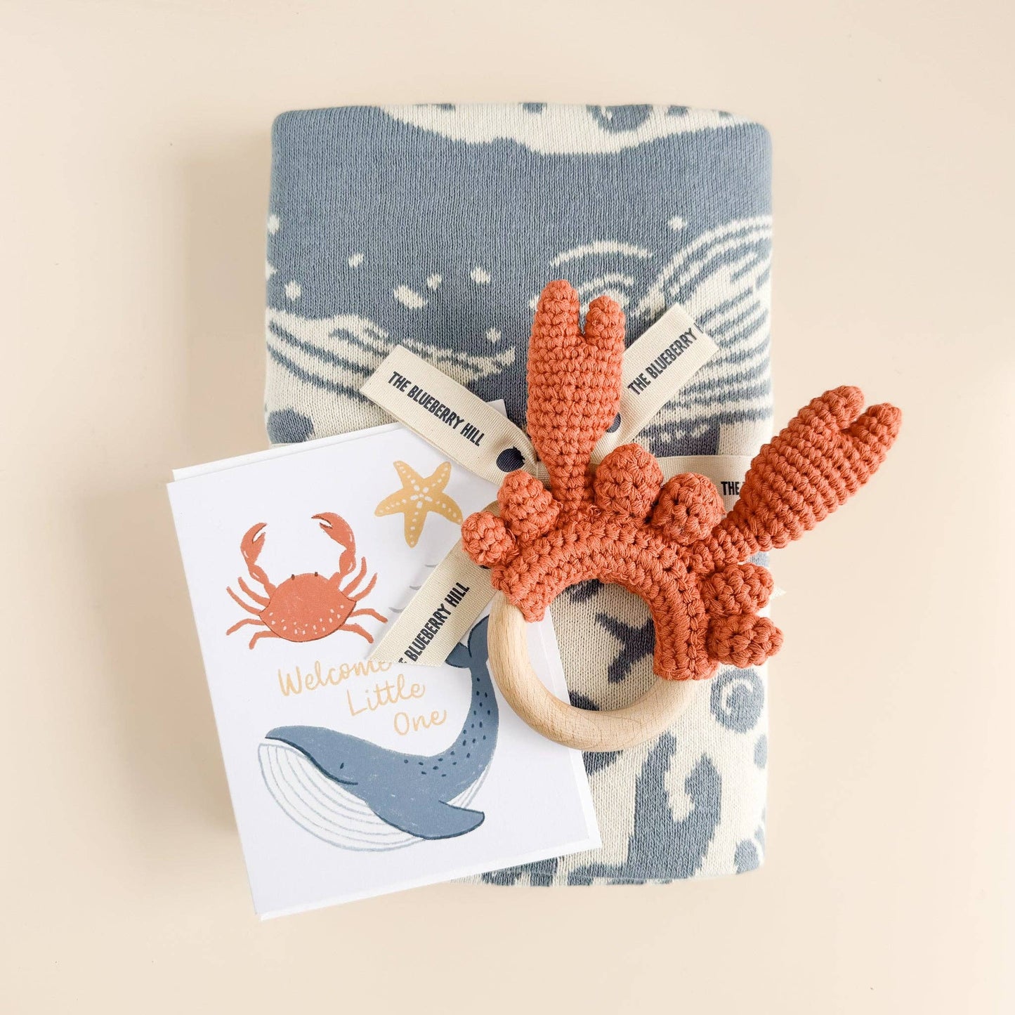 Greeting Card Welcome Little One Nautical