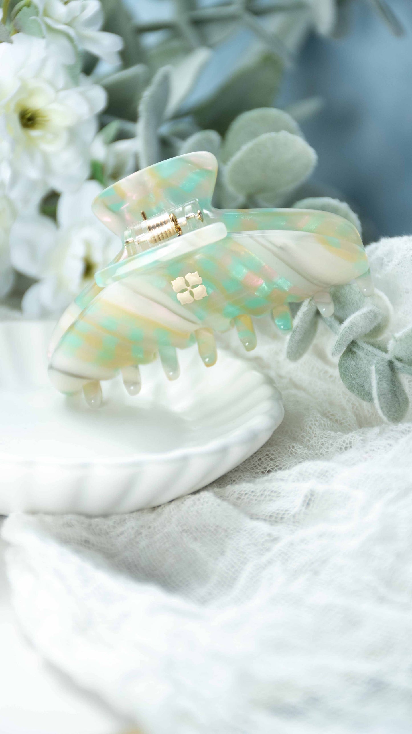 Mini Hair Claw -Desert Opal