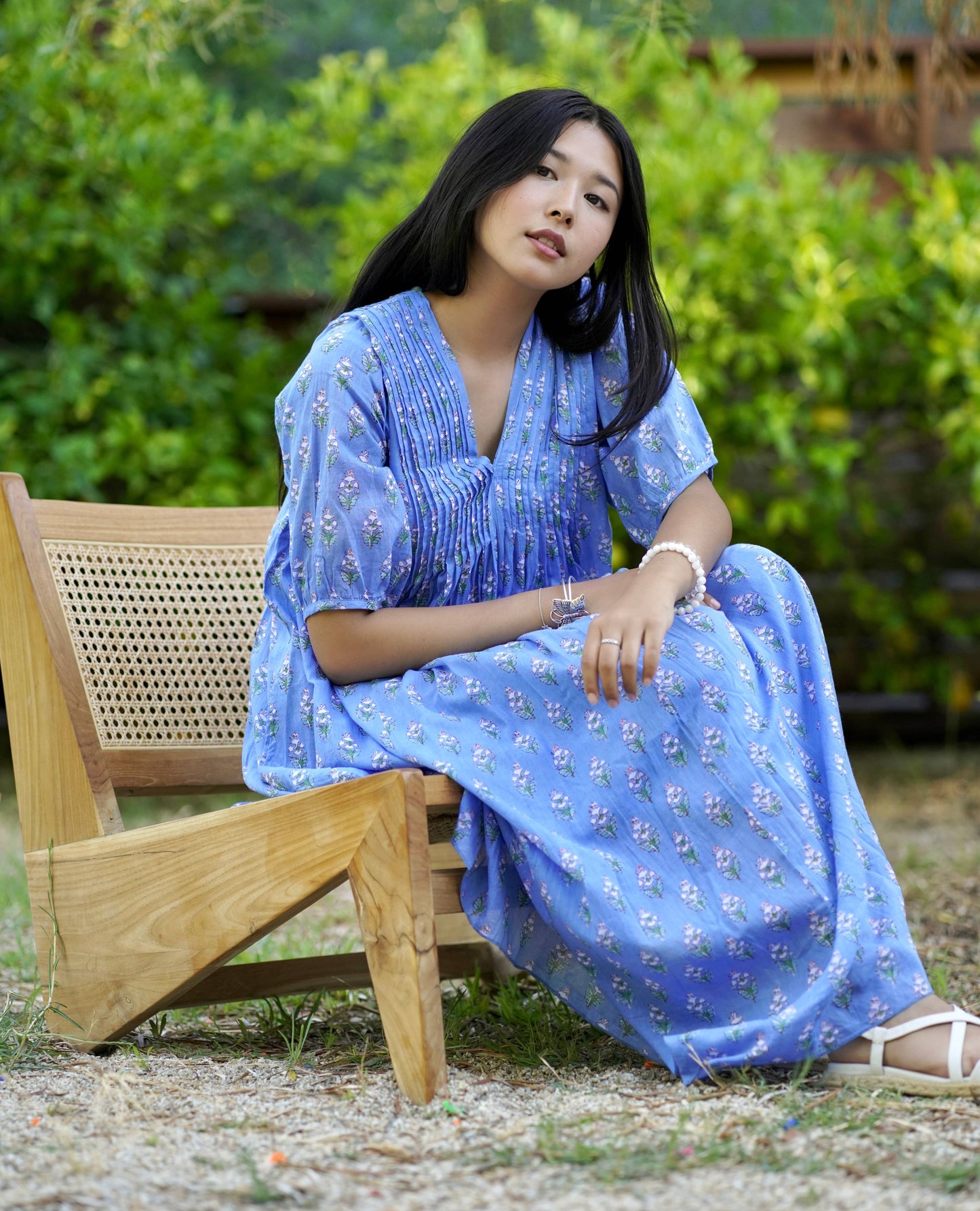 Sky Dress-Cornflower