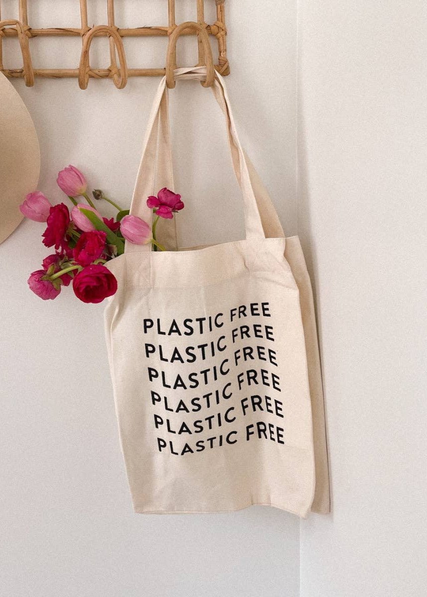 Plastic Free Canvas Tote