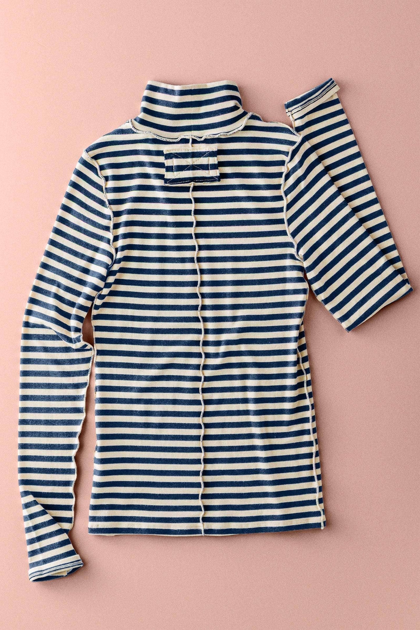 Jill Top-Navy Stripe