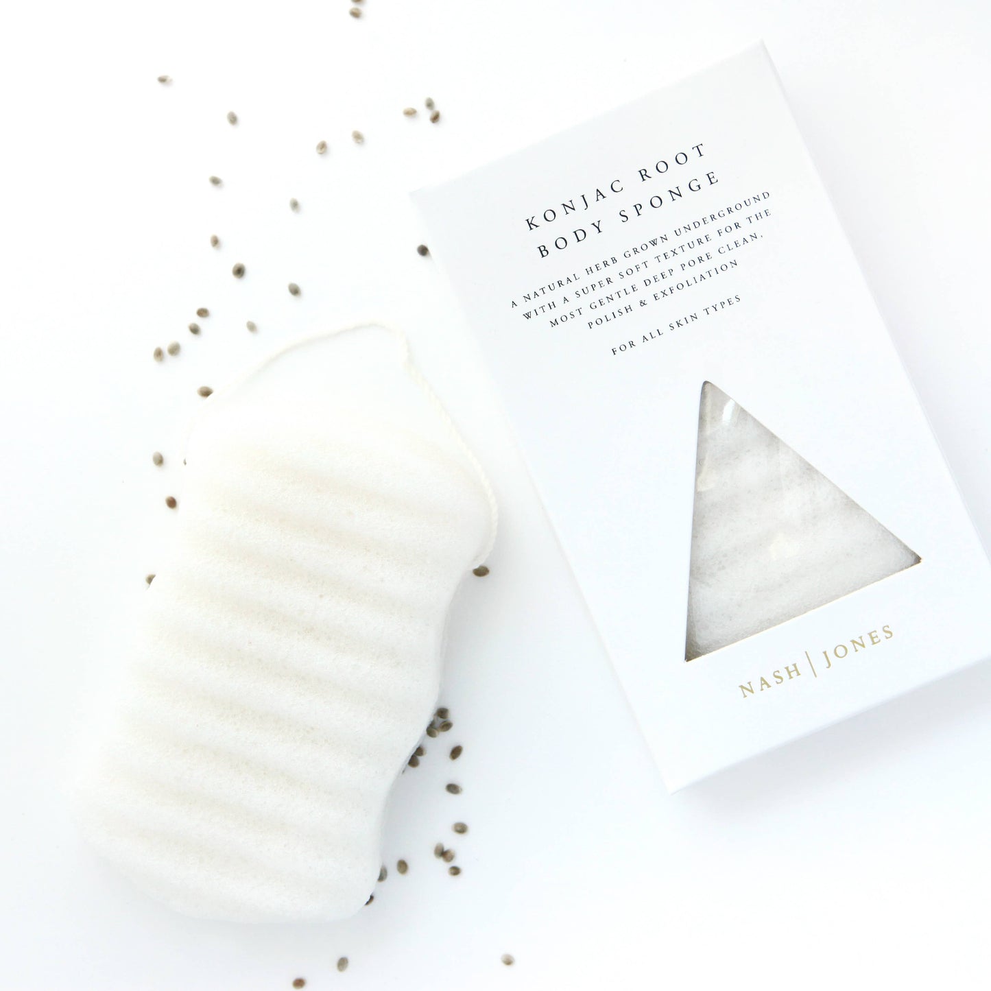 Konjac Exfoliation Sponges: Pure Konjac with Paper Box