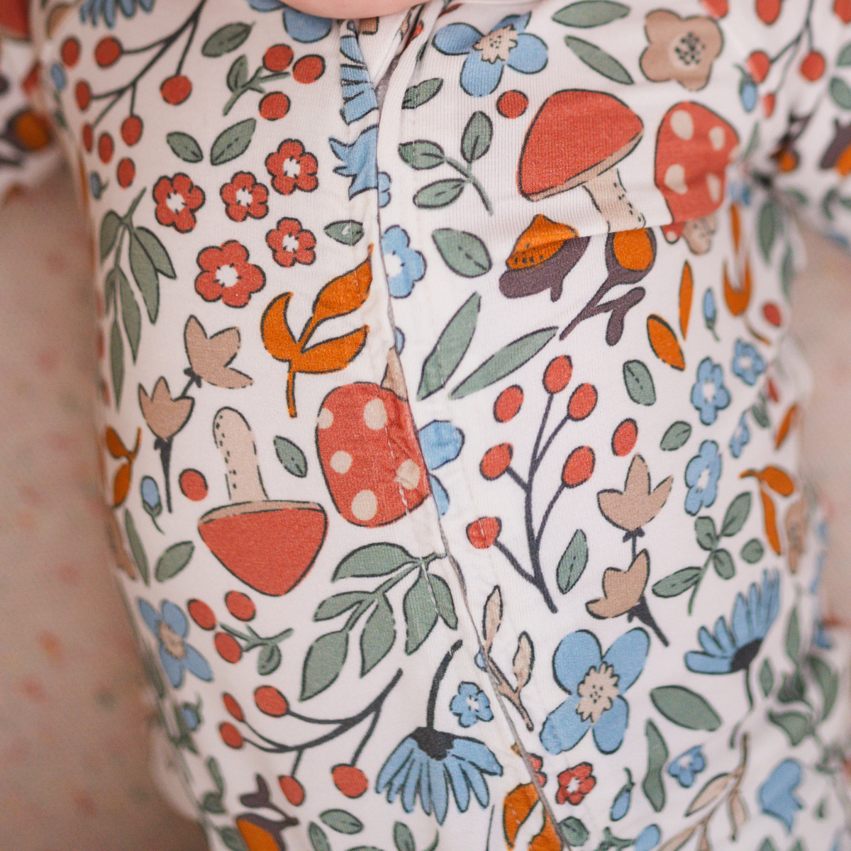 Bamboo Fall Floral Romper