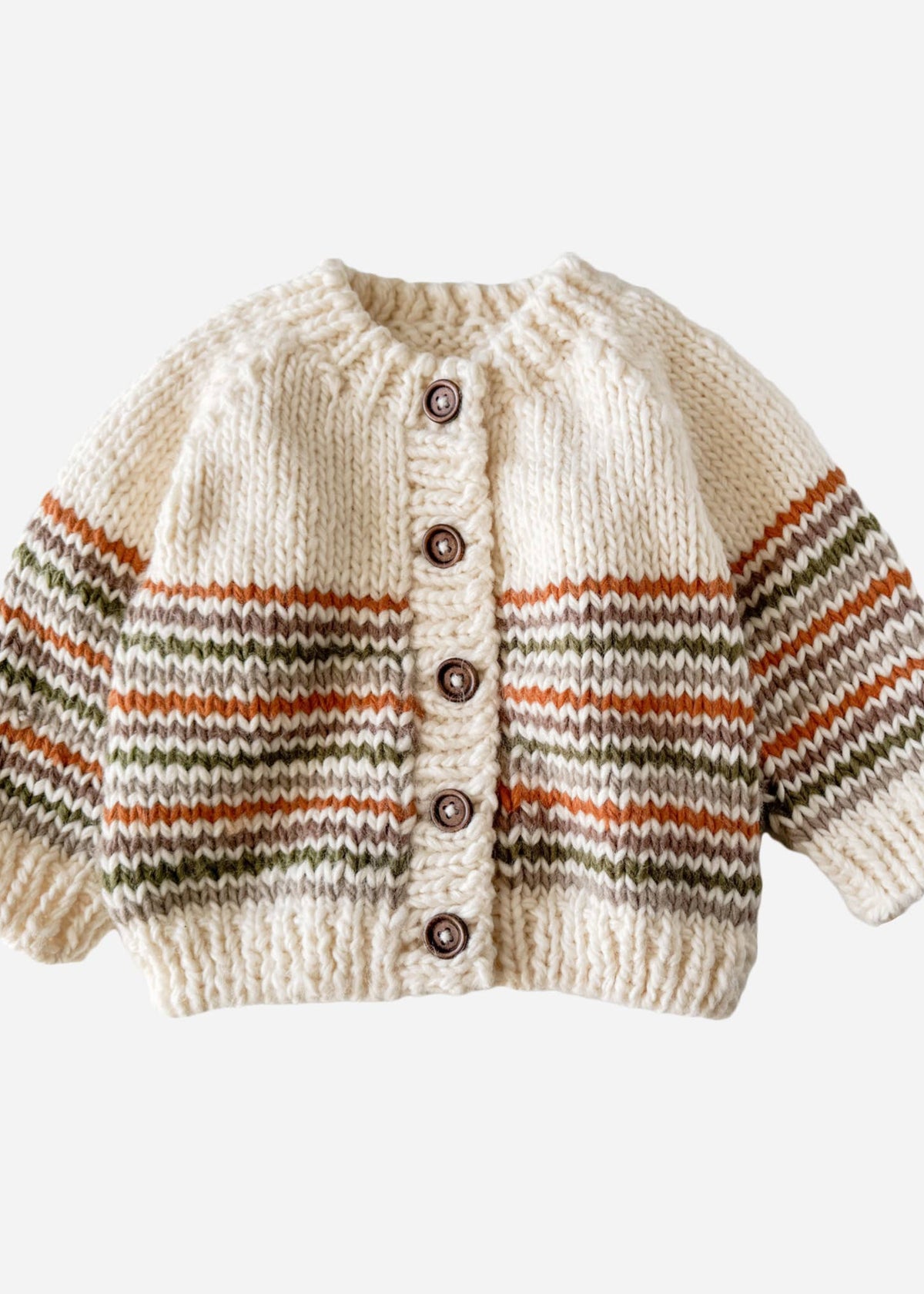 Retro Stripe Cardigan Sweater
