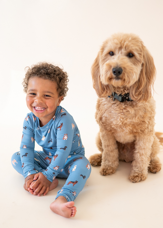 Bamboo Blue Doggy PJ's