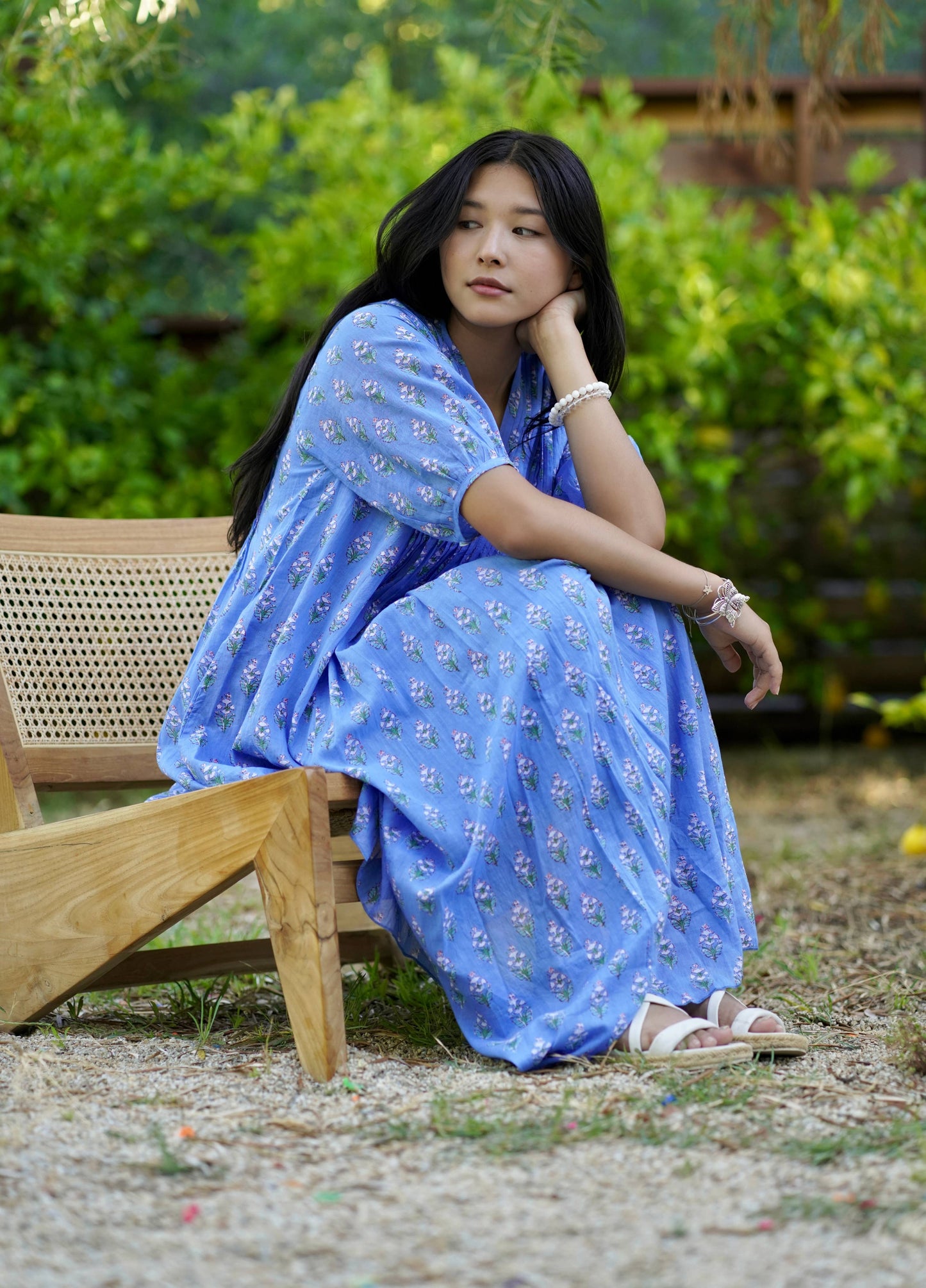 Sky Dress-Cornflower