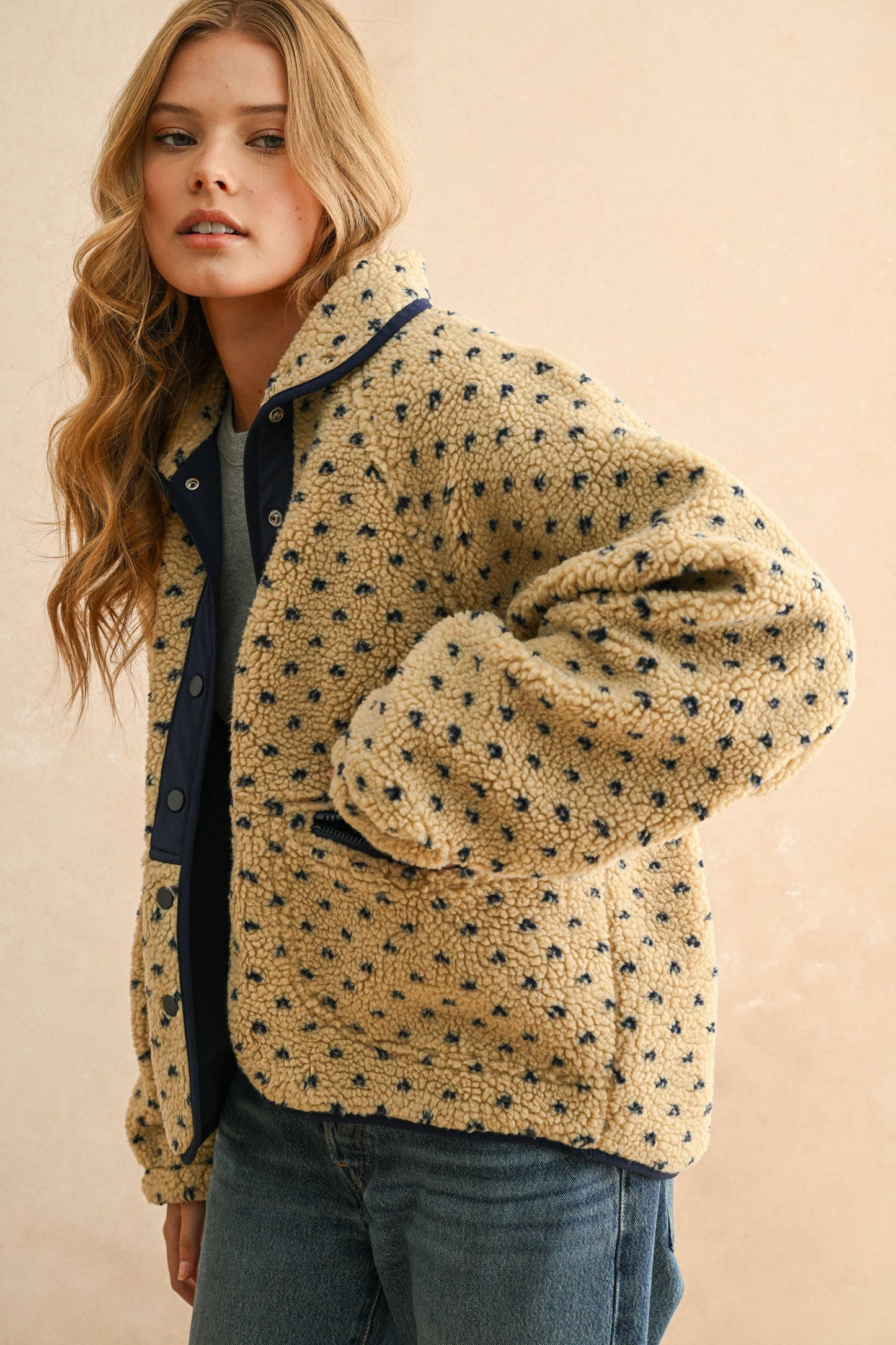 Dotty Sherpa Jacket