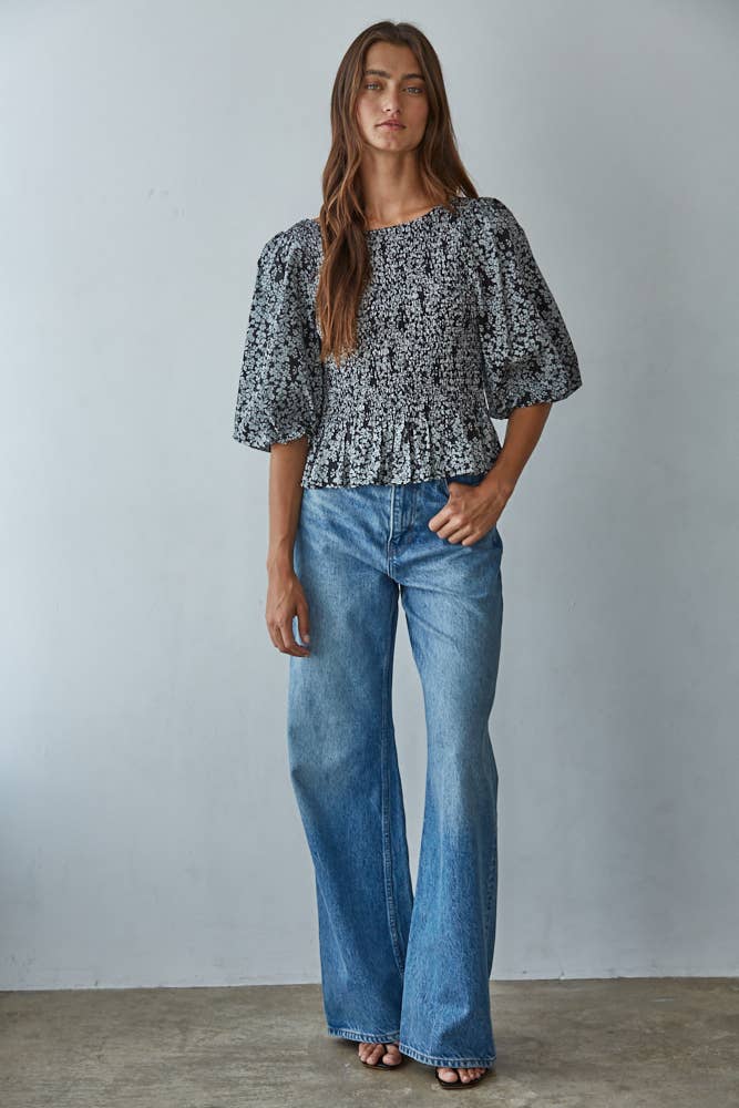 Belle Smocked Top