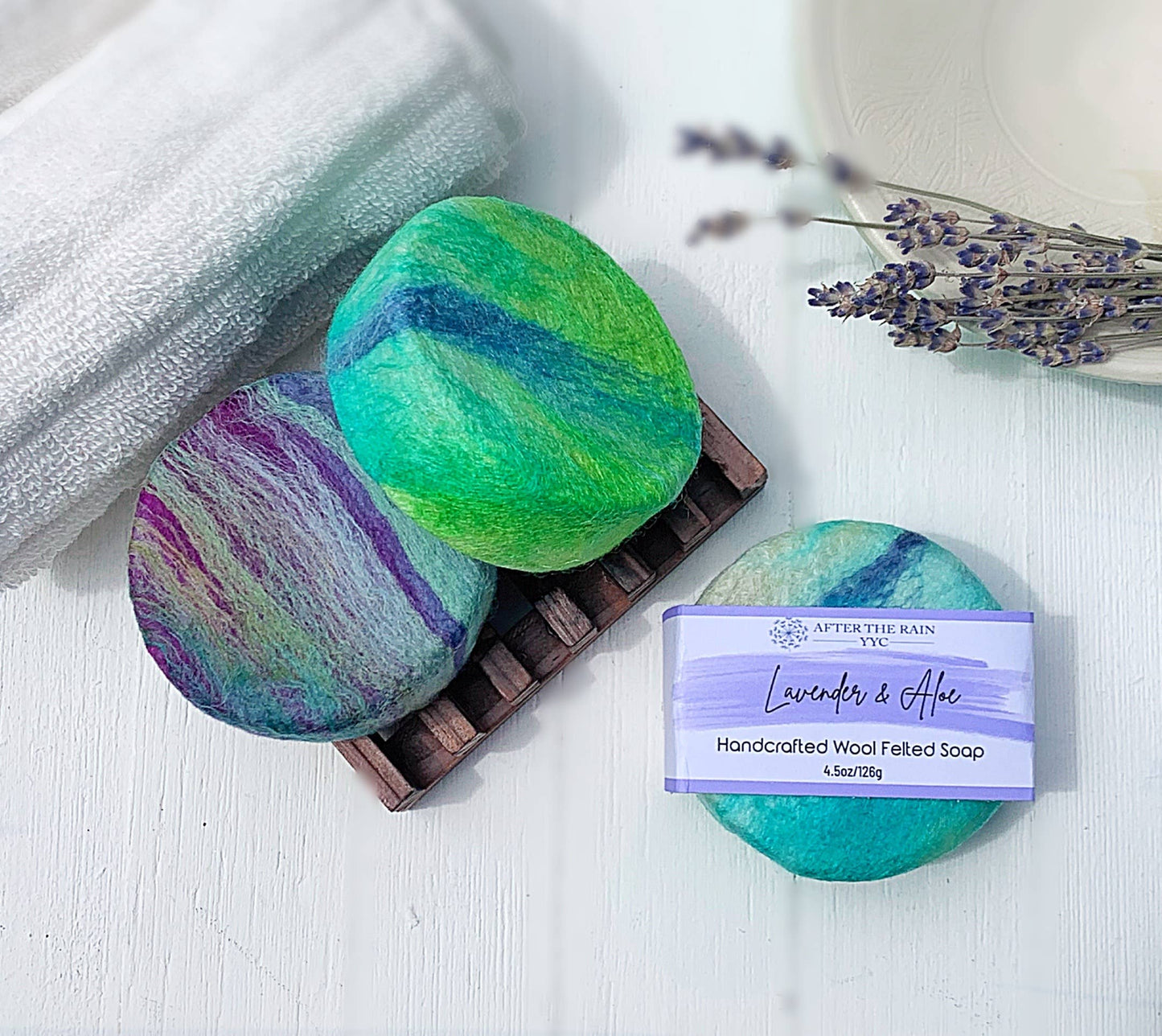 Felted: Body Cleansing Bar: Lemongrass & Bergamot