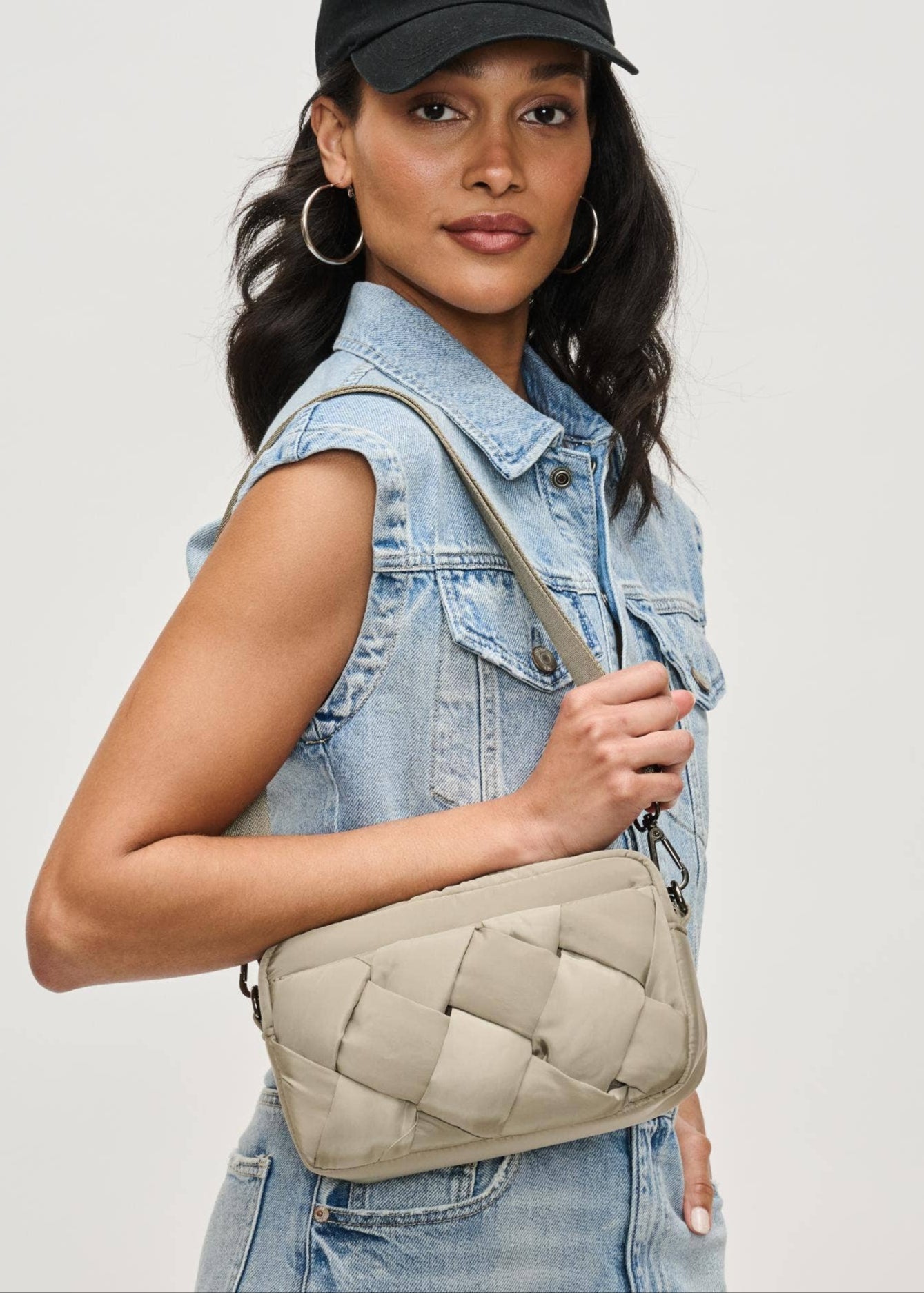 Woven Crossbody-Desert Sage