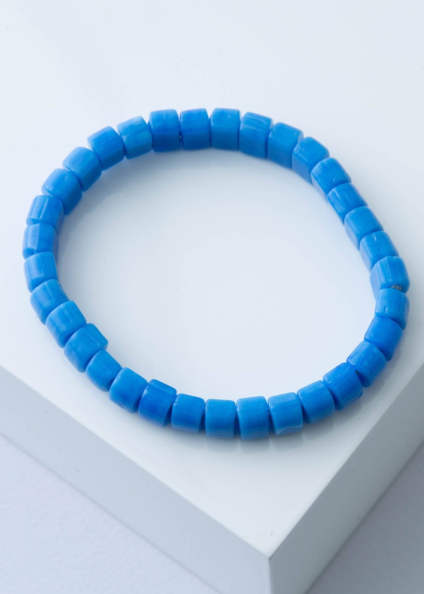Sky Blue Glass Bracelet