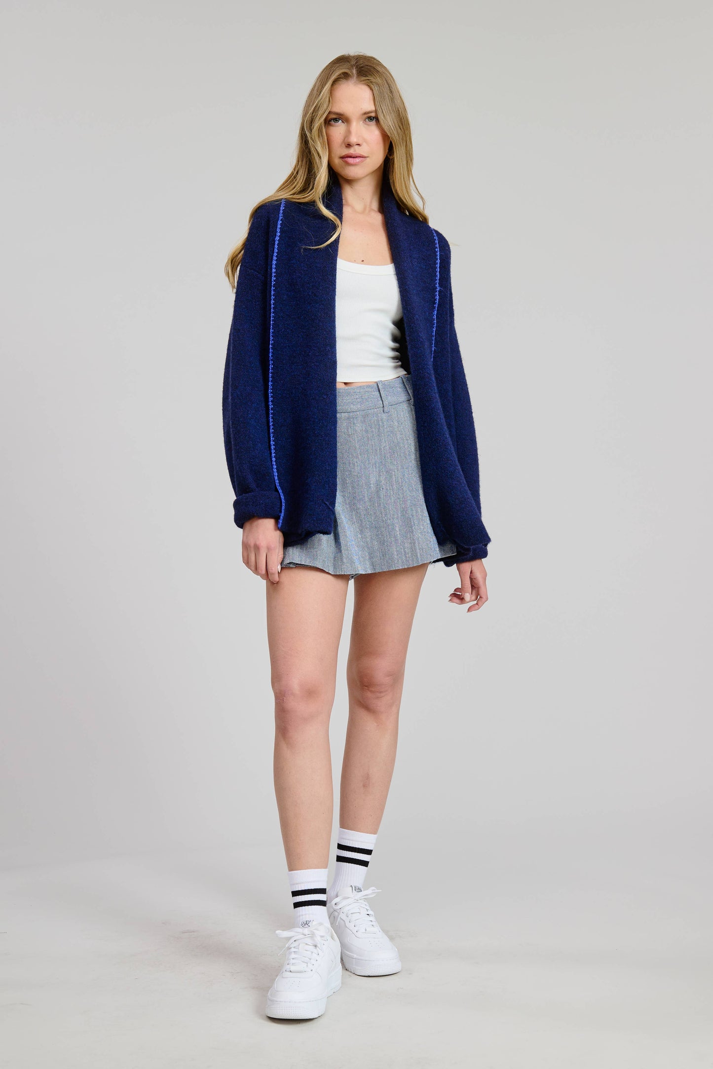Sardine Sweater Cardigan-One Size