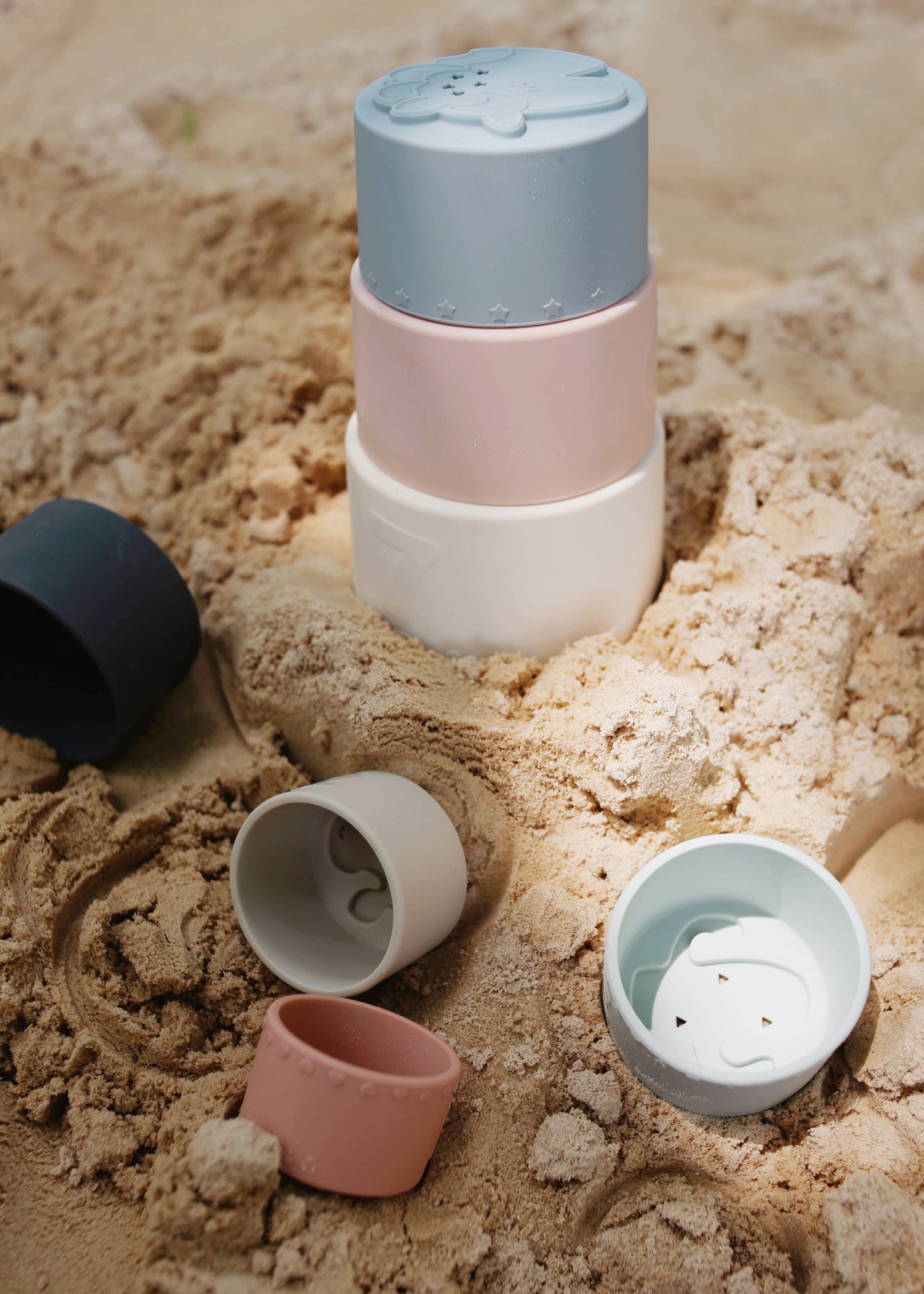 Classic Silicone Stacking Nesting Cups