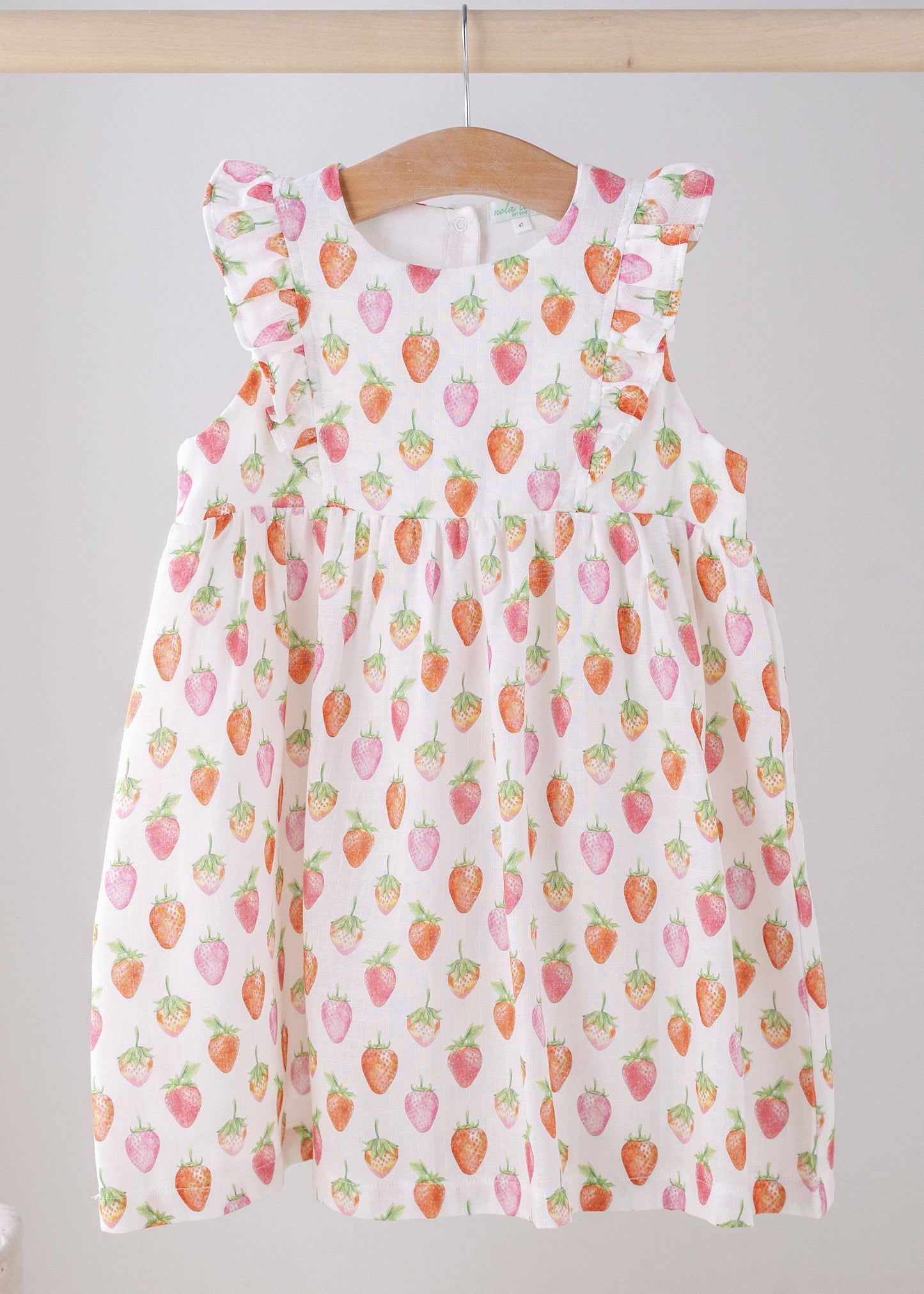 Berry Cute Organic Muslin Dress