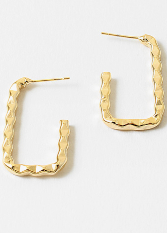 Crinkle Cut Hoops