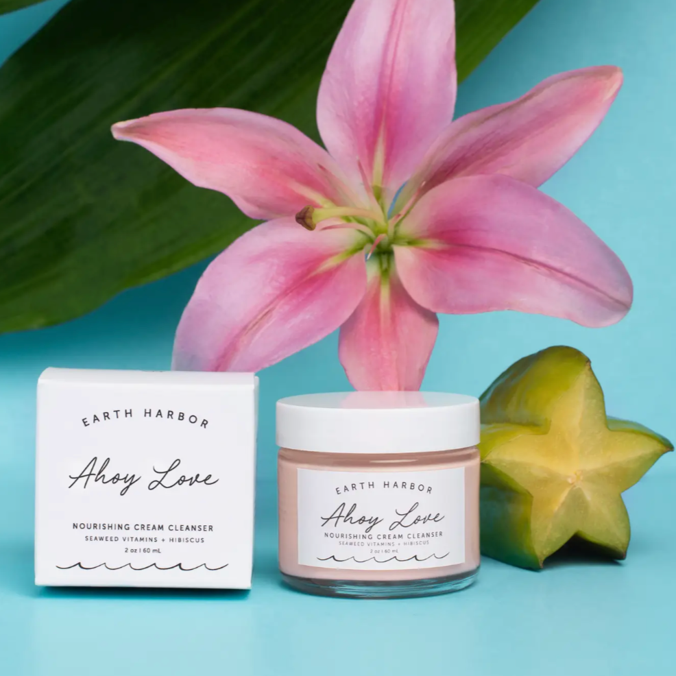 Ahoy Love - Cream Cleanser: Hibiscus + Green Tea