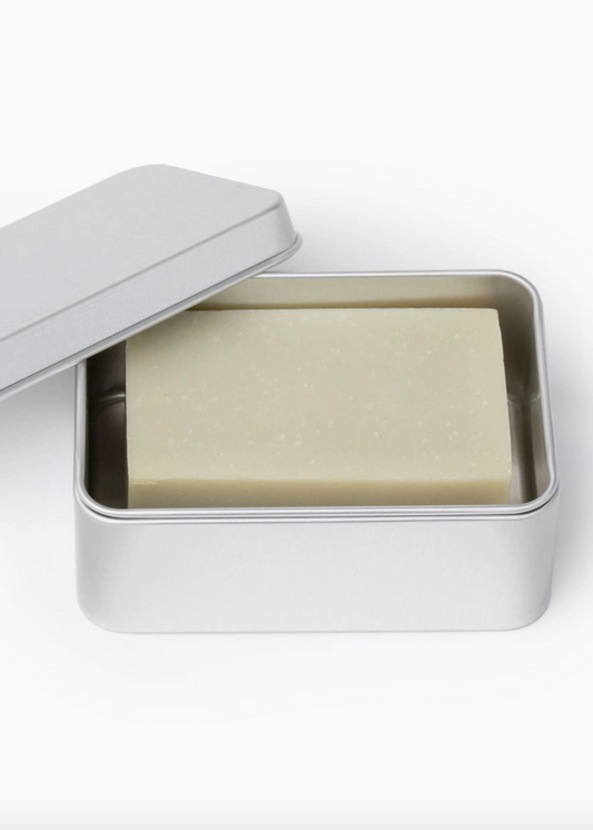 Draining Aluminum Bar Soap Travel Tin