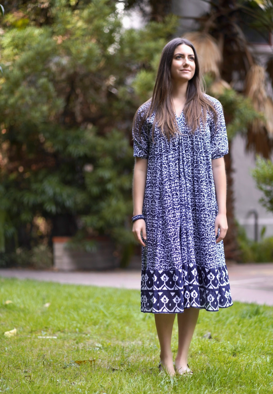 Skye Dress - Navy