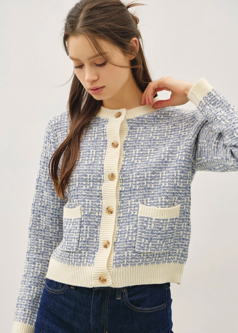 Labyrinth Tweed Cardigan