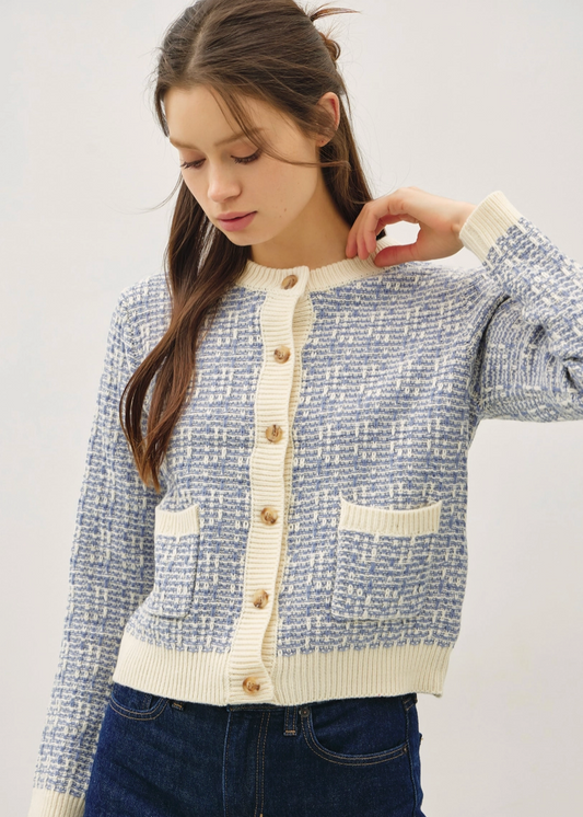 Labyrinth Tweed Cardigan
