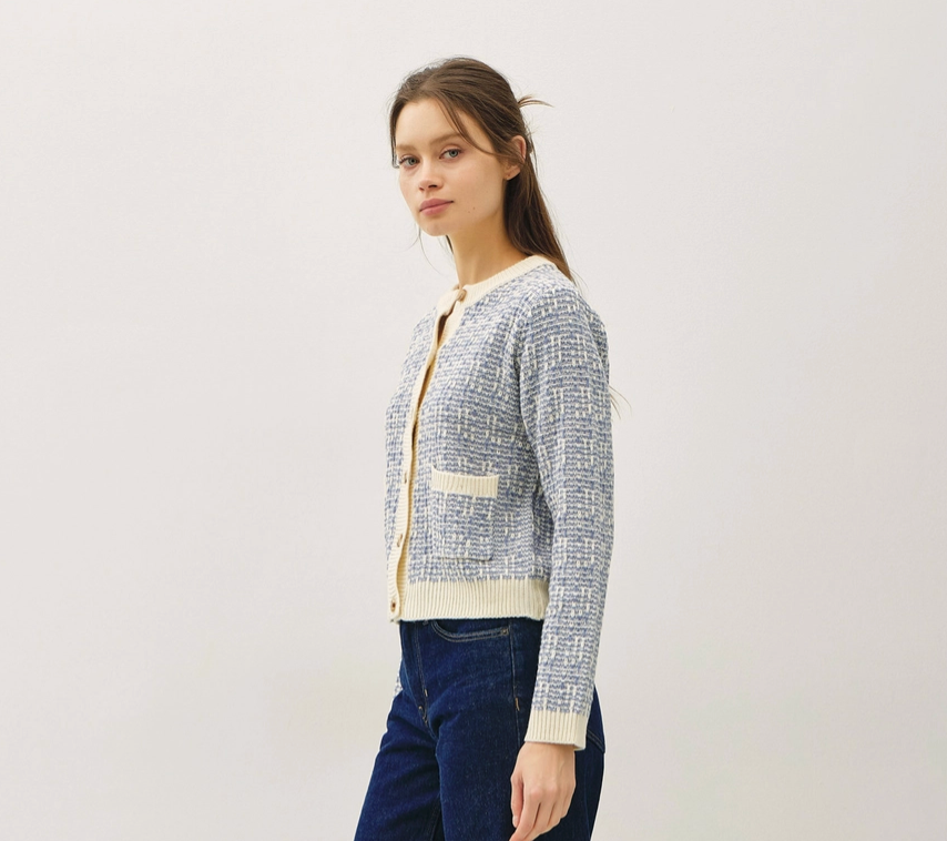 Labyrinth Tweed Cardigan