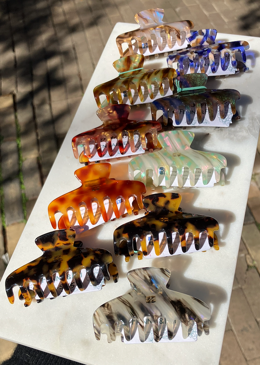 Mini Acetate Hair Claw - Assorted