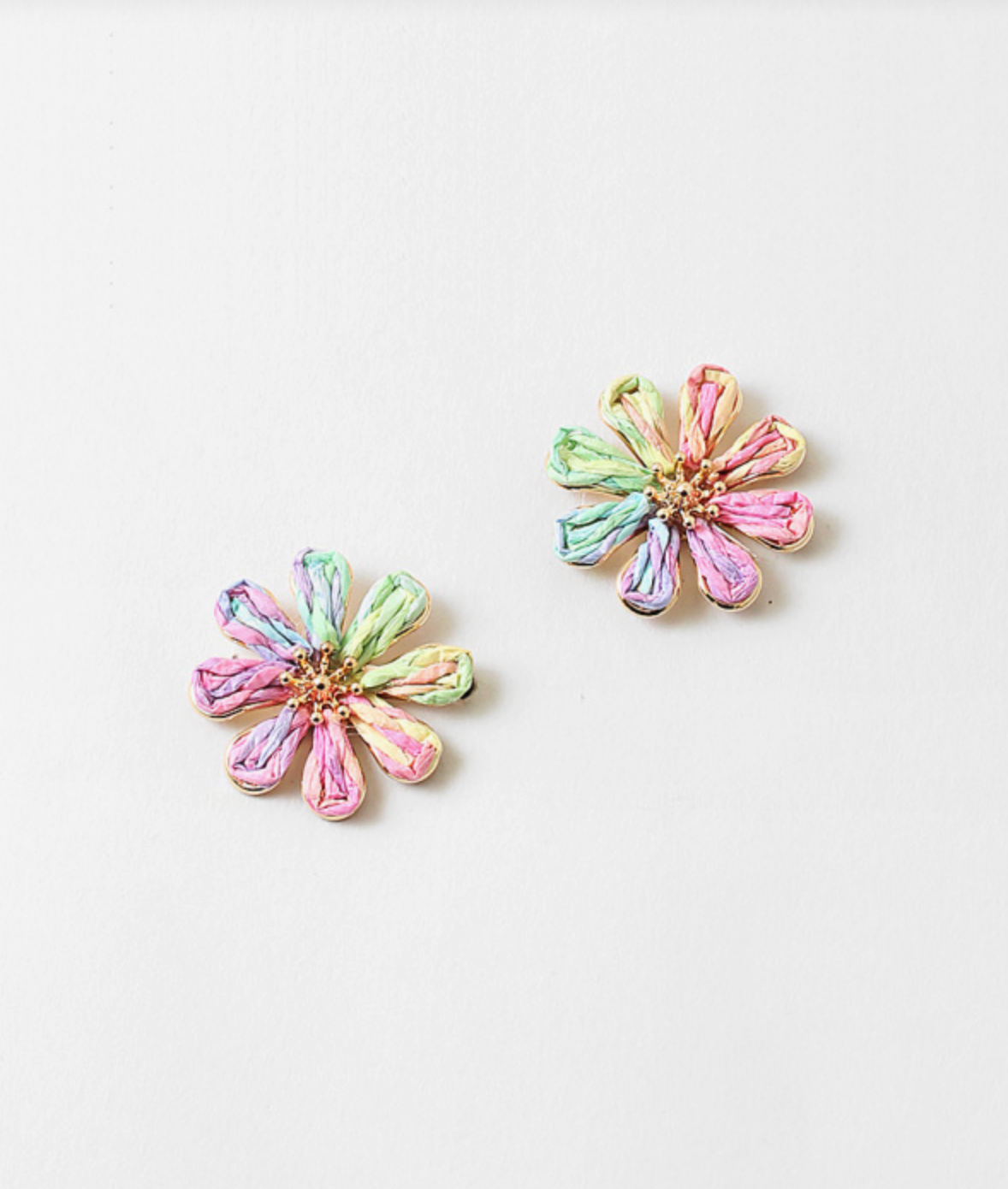 Tie Dye Daisy Earrings