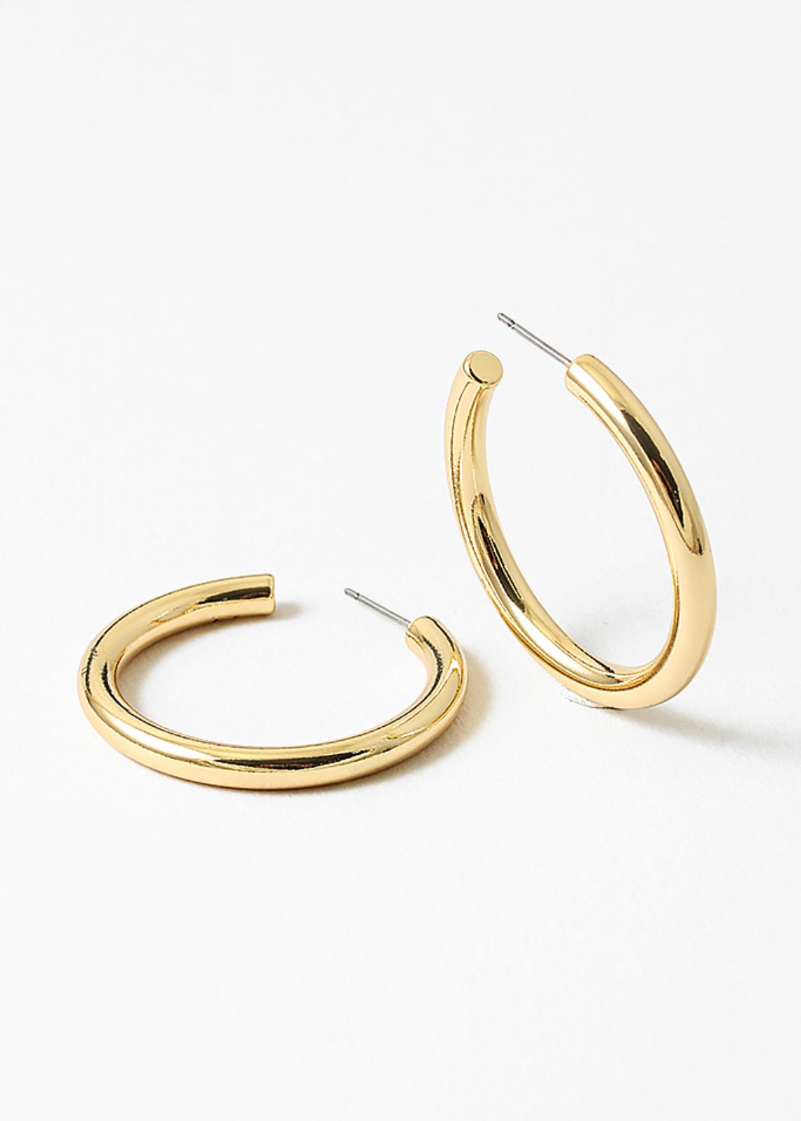 Business Gold Dipped Hoops