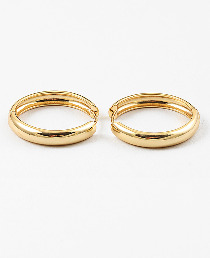 Betty Hoops-Gold Dipped