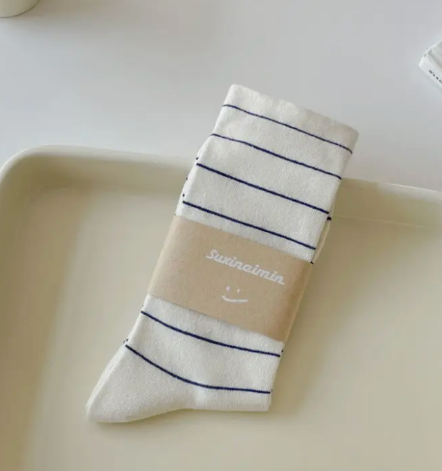 Dock Stripe Loafer Socks