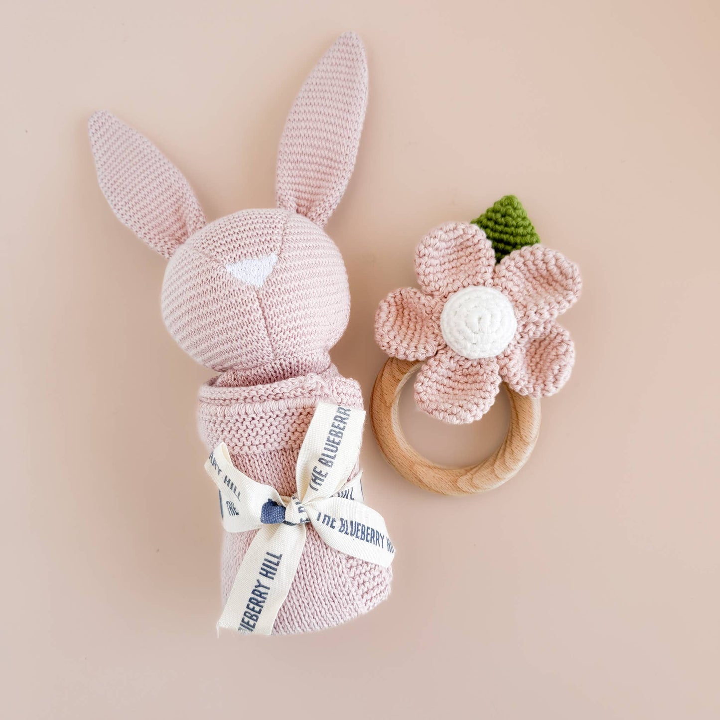 Crochet Flower Teether Rattle