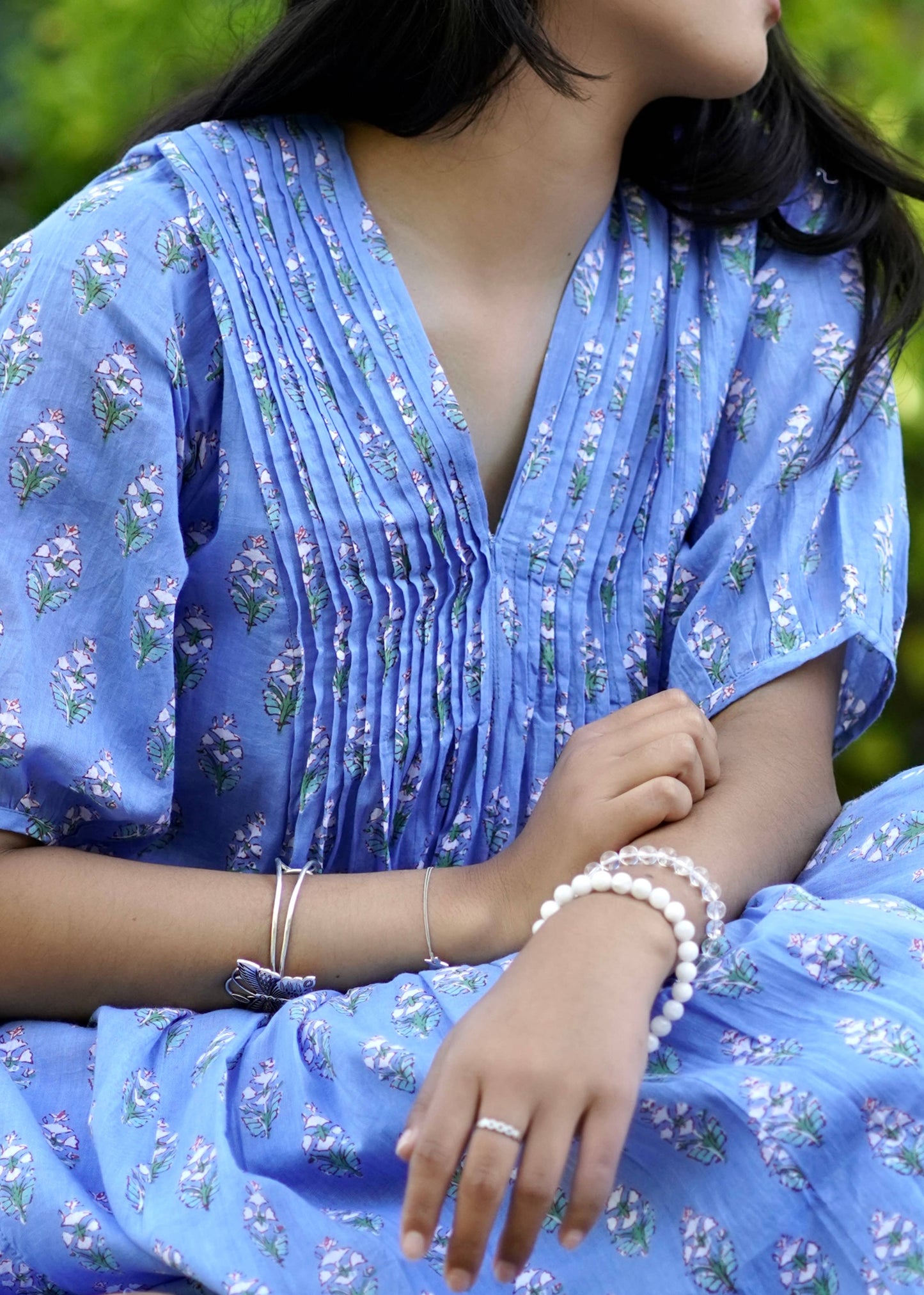 Sky Dress-Cornflower