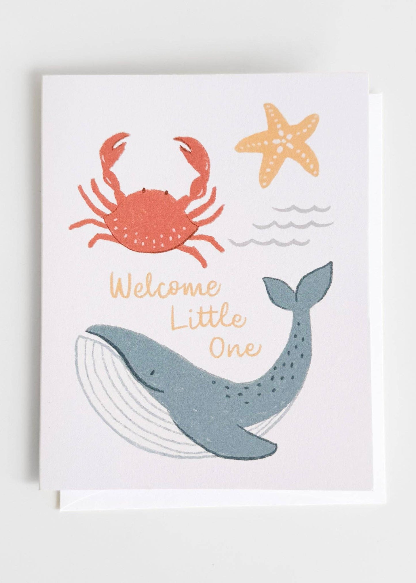 Greeting Card Welcome Little One Nautical