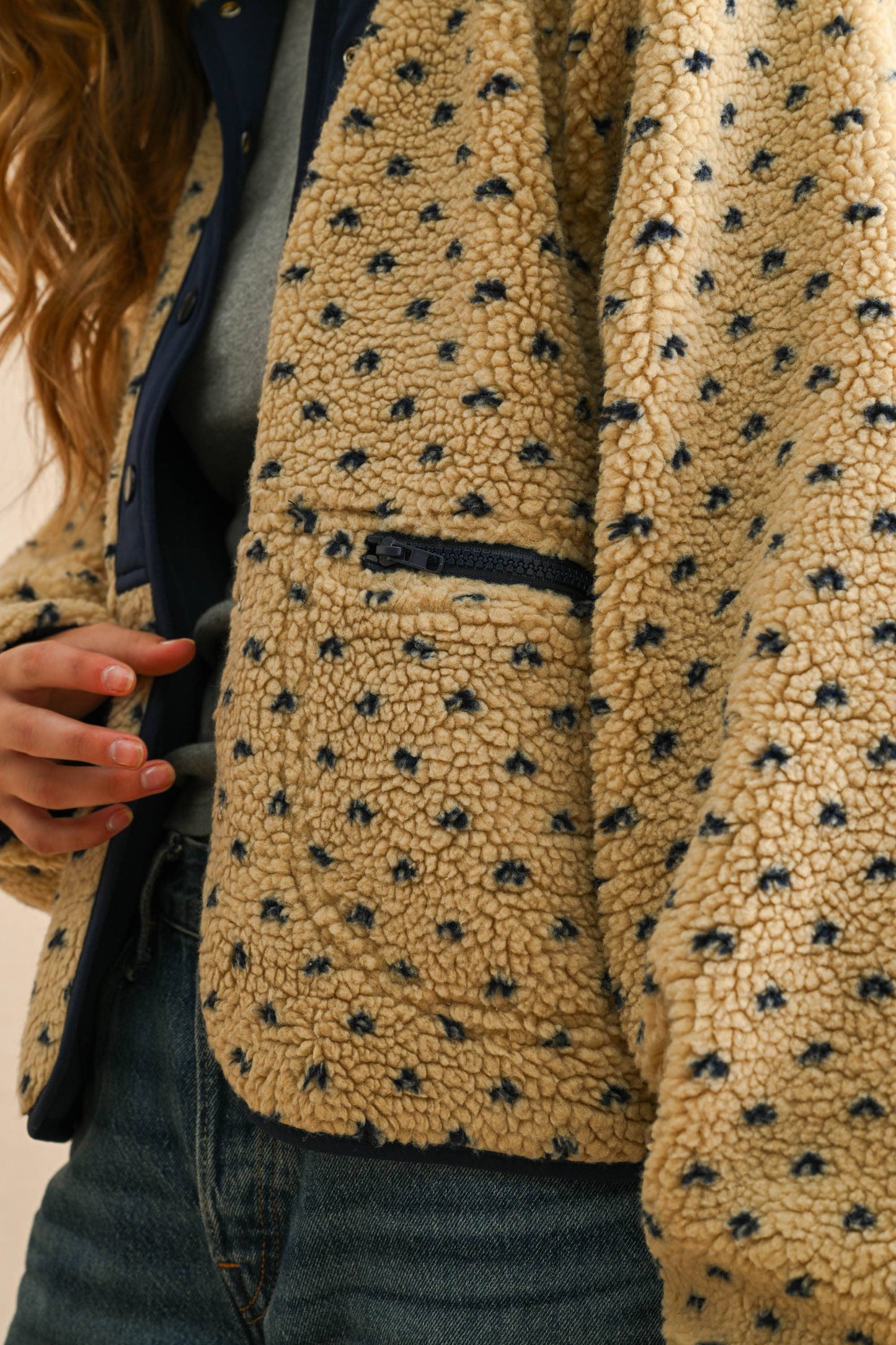 Dotty Sherpa Jacket