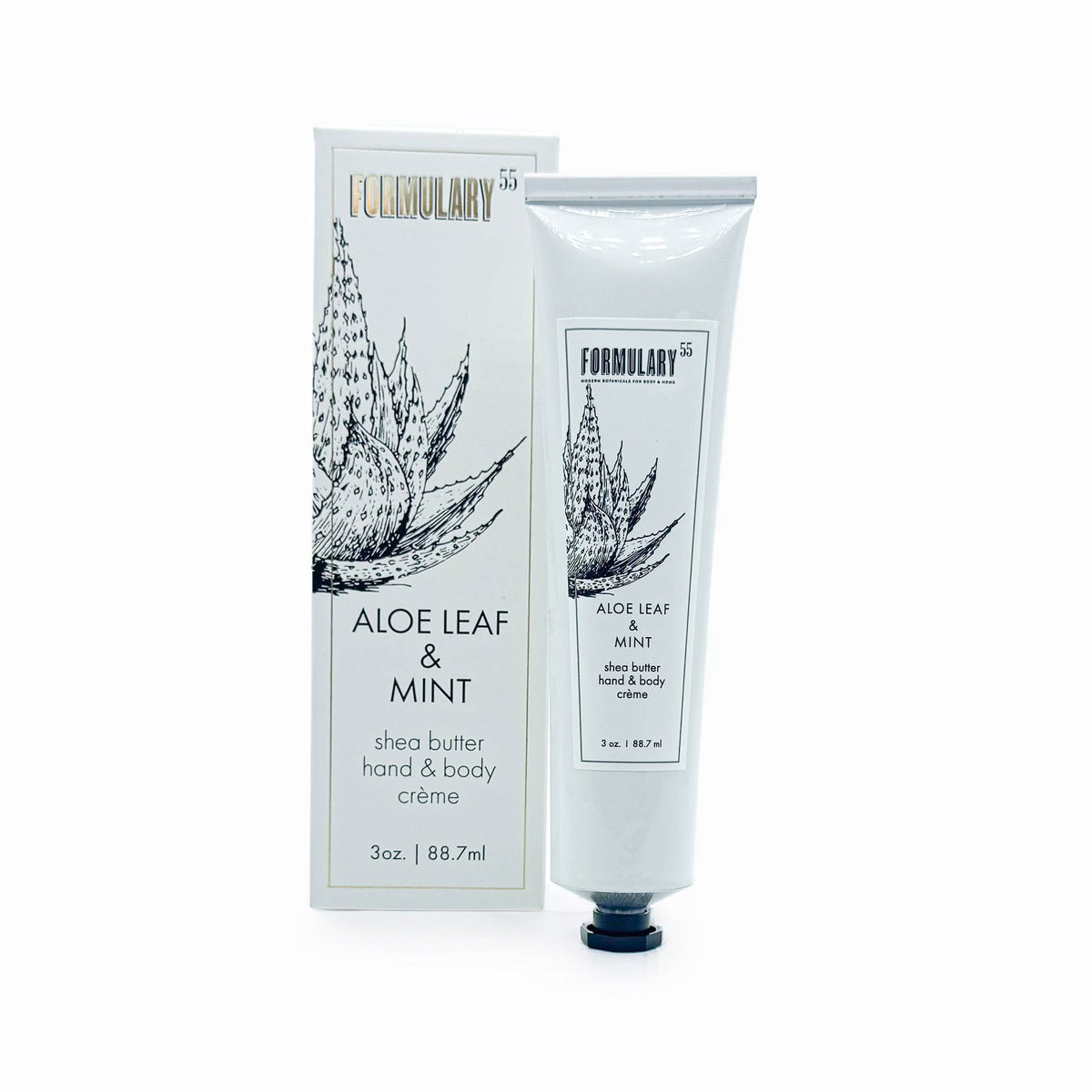 Aloe Leaf & Mint - Shea Butter Hand and Body Creme Tube