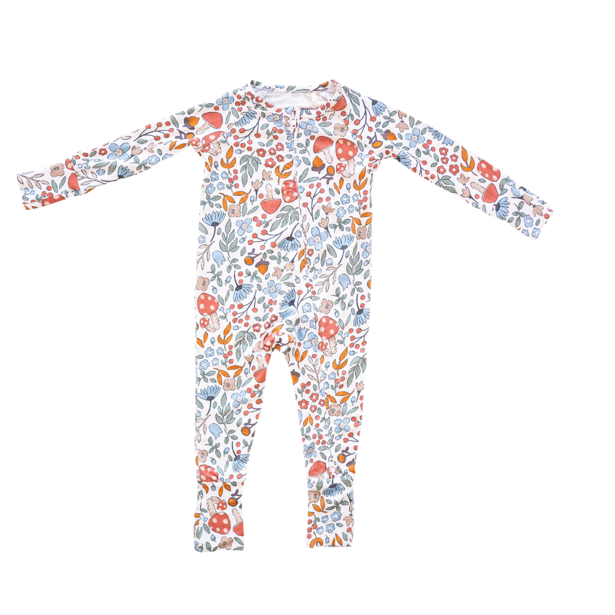 Bamboo Fall Floral Romper