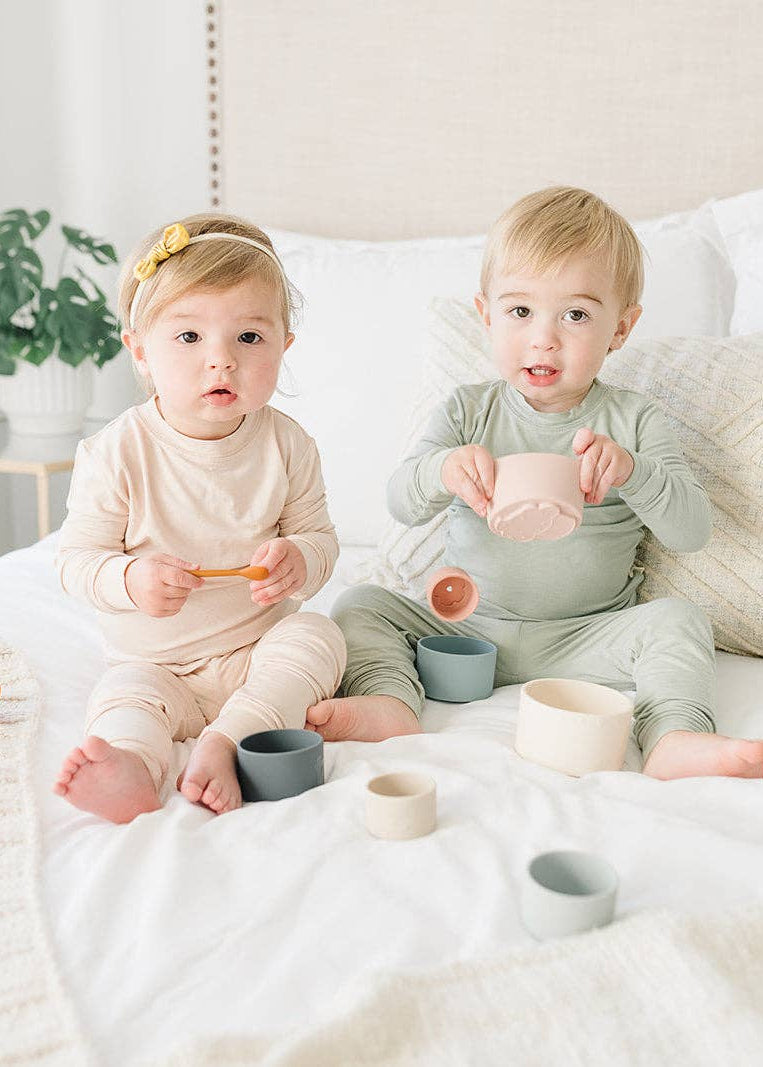 Classic Silicone Stacking Nesting Cups