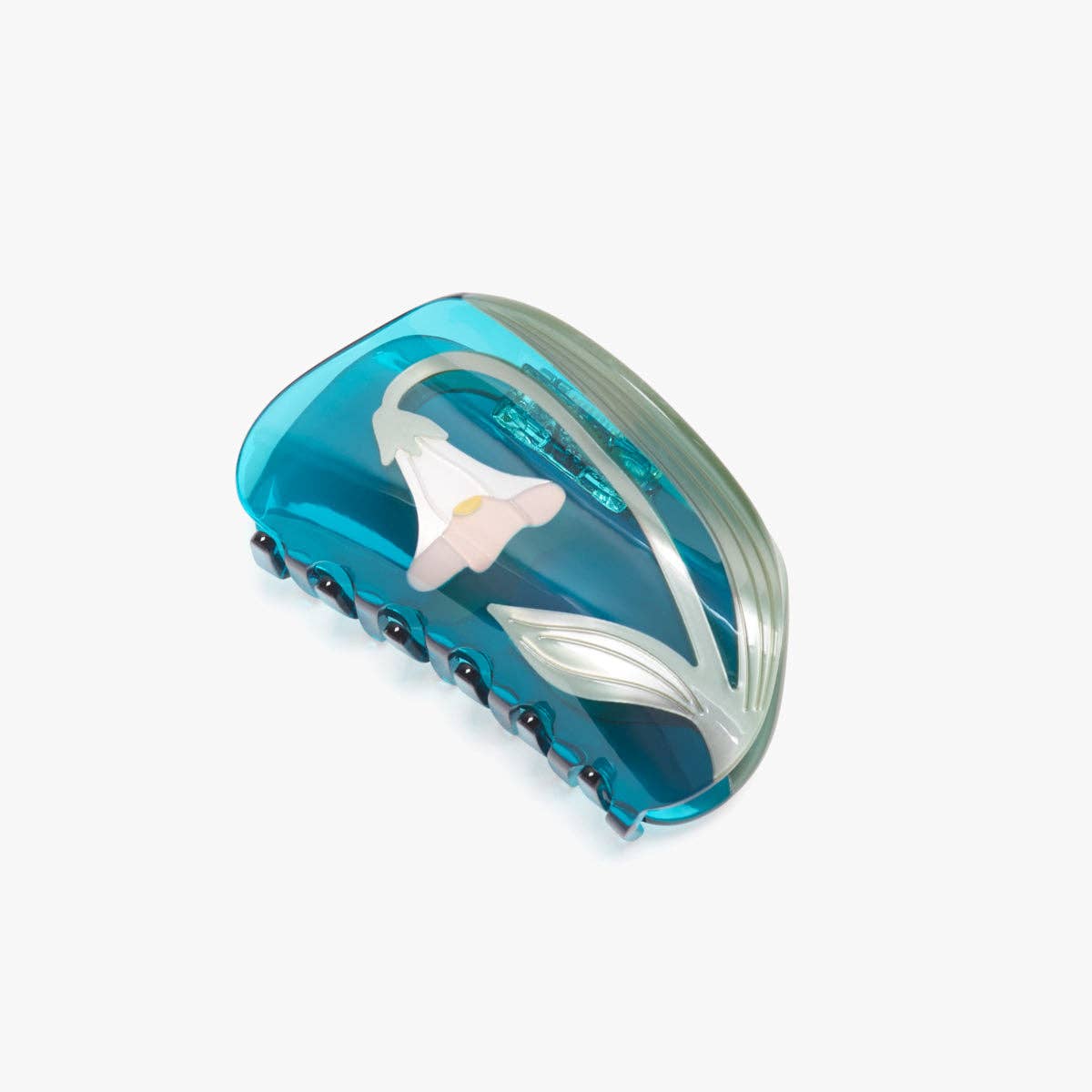 Alba Vine Flower Acetate Hair Claw Clip