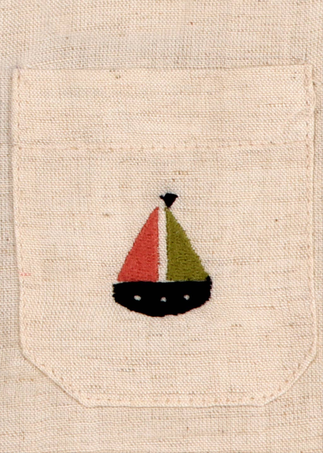 Sailboat Linen Romper