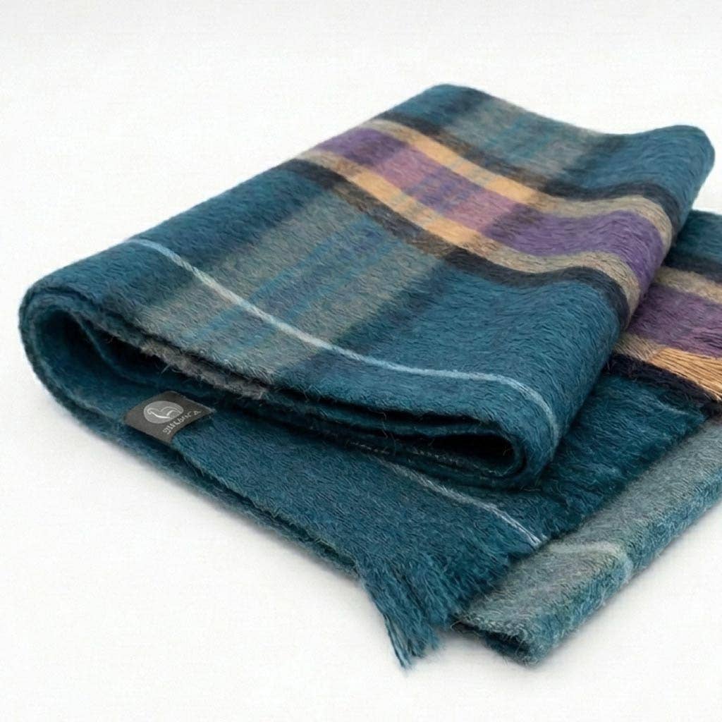 Abyss Tartan Alpaca Scarf