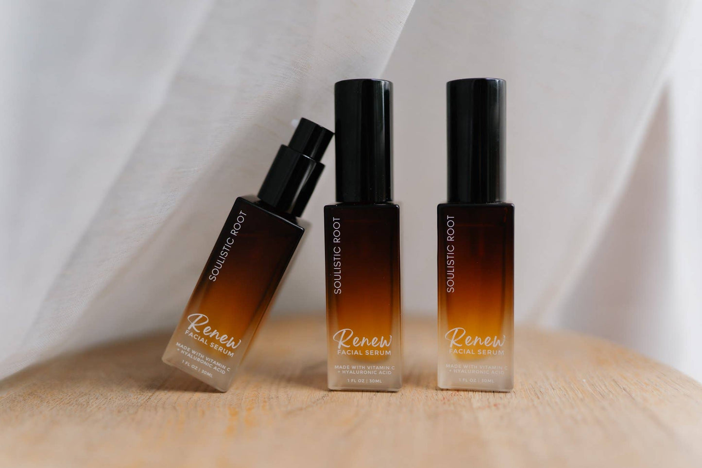 Renew Hydrating Facial Serum – Hyaluronic Acid + Vitamin C