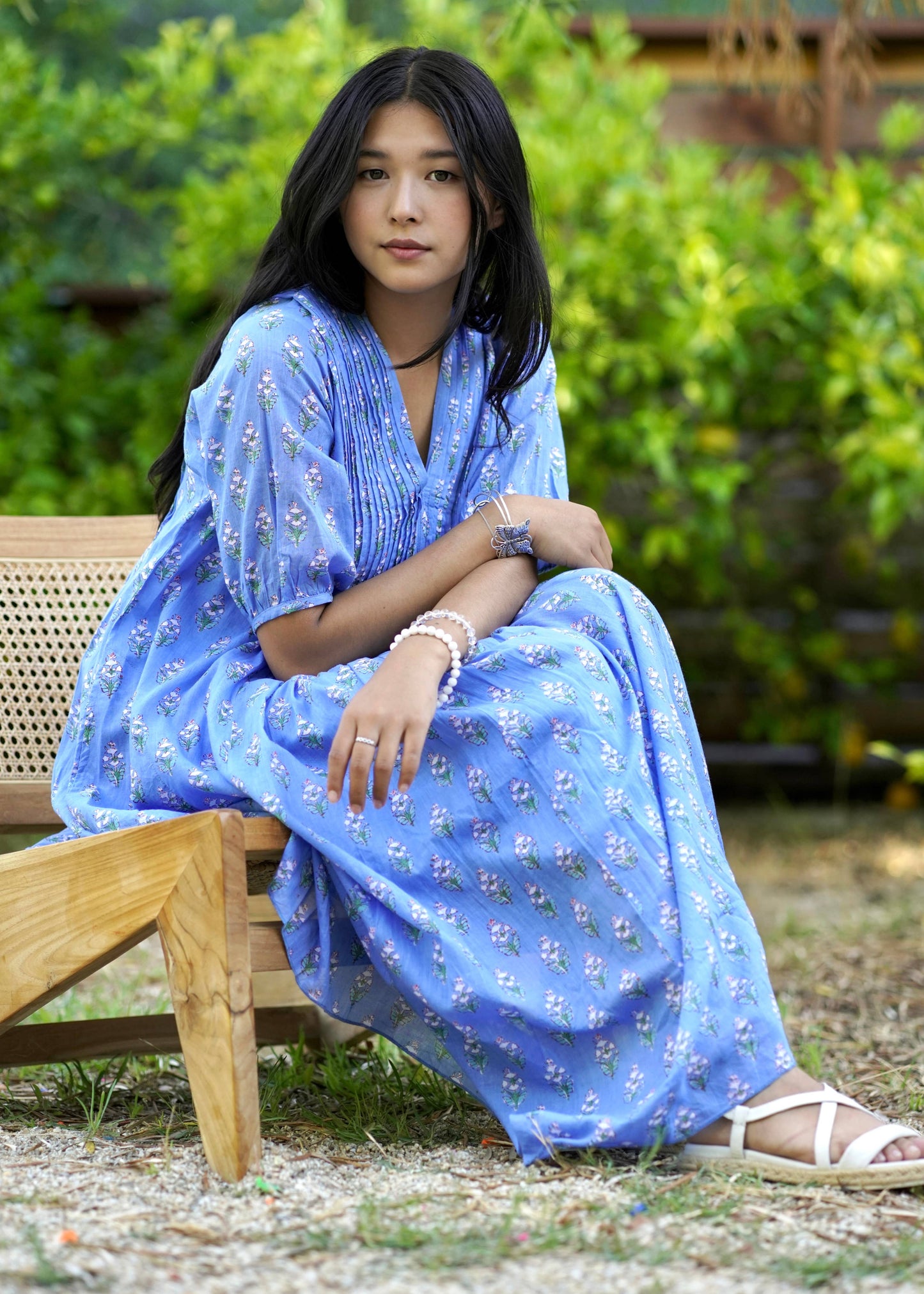 Sky Dress-Cornflower