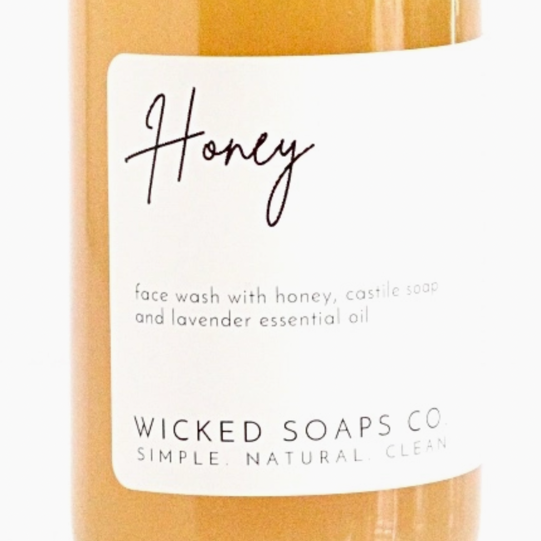 Honey Face Wash-Great for Acne Prone Skin