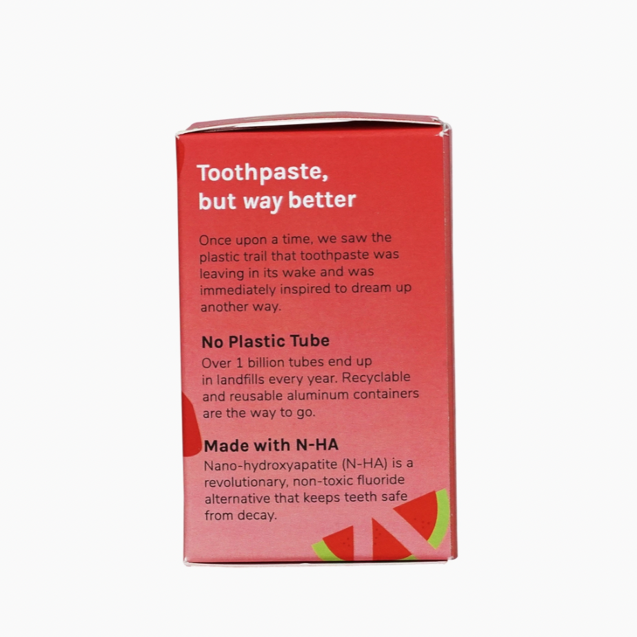 Huppy Kids Watermelon & Strawberry Toothpaste Tablets