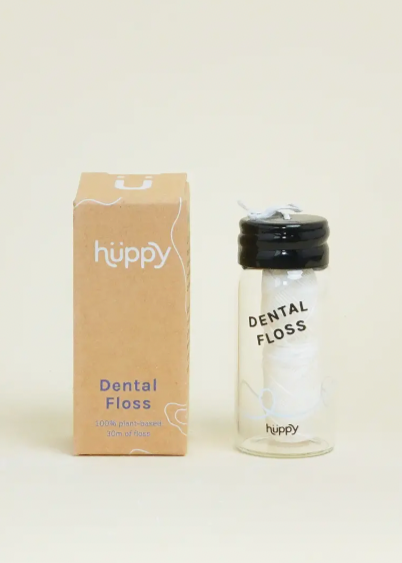 Vegan Dental Floss-Glass Bottle