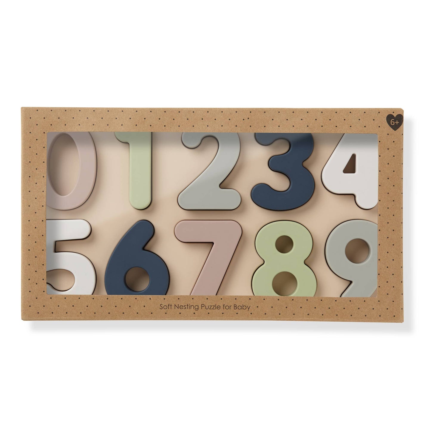 Large Soft Silicone Number Puzzle for Toddlers