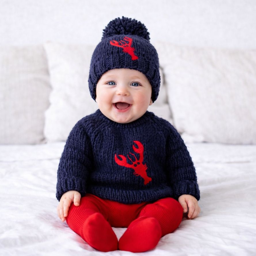 Lobster Sweater for Baby & Toddler: 12-18 months
