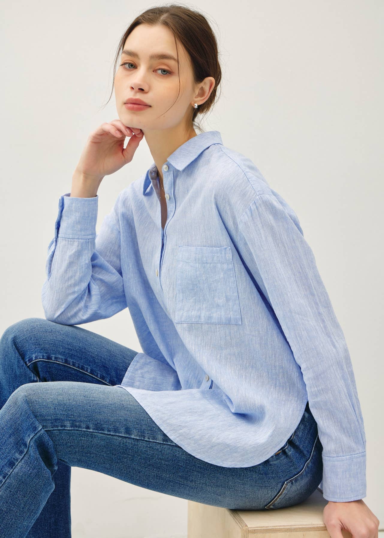 Chambray Button Up