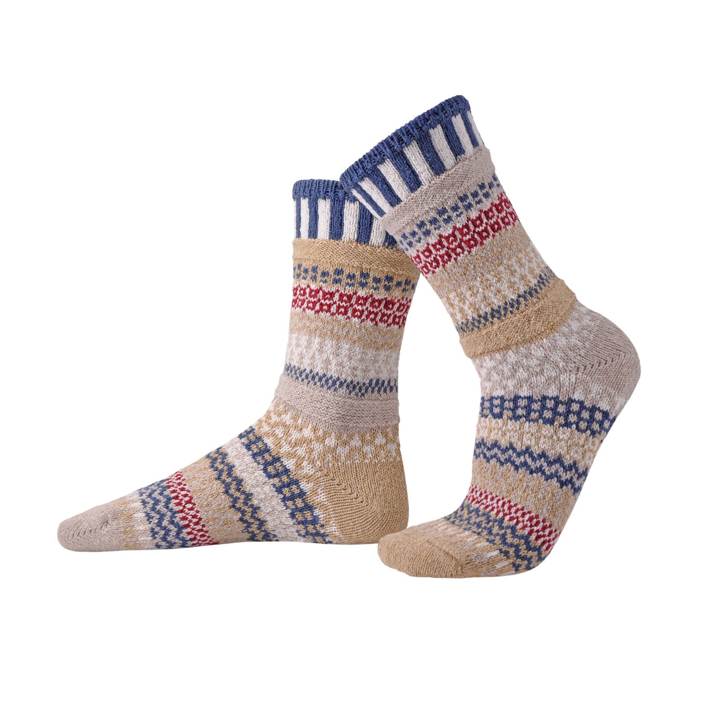 Bateau Mouche Crew Socks-Made In The USA