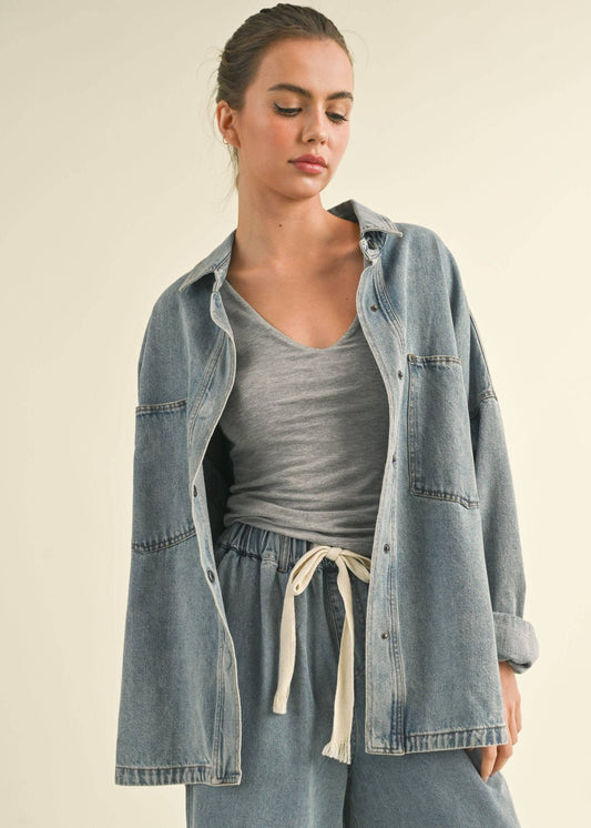 Denim Shacket